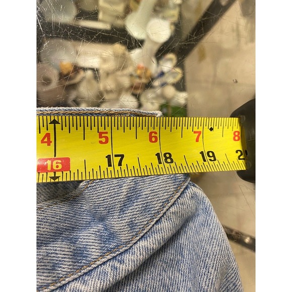 Vintage Bugle Boy Company BBC Jeans Denim Shorts 90s Y2K Acid Wash Size 36 Men - Picture 9 of 10